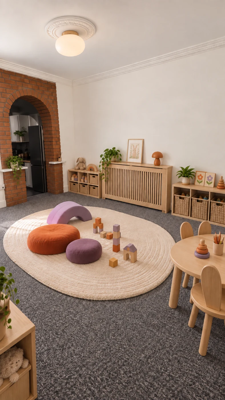 Illustrative playroom for the sample setting Little fern house